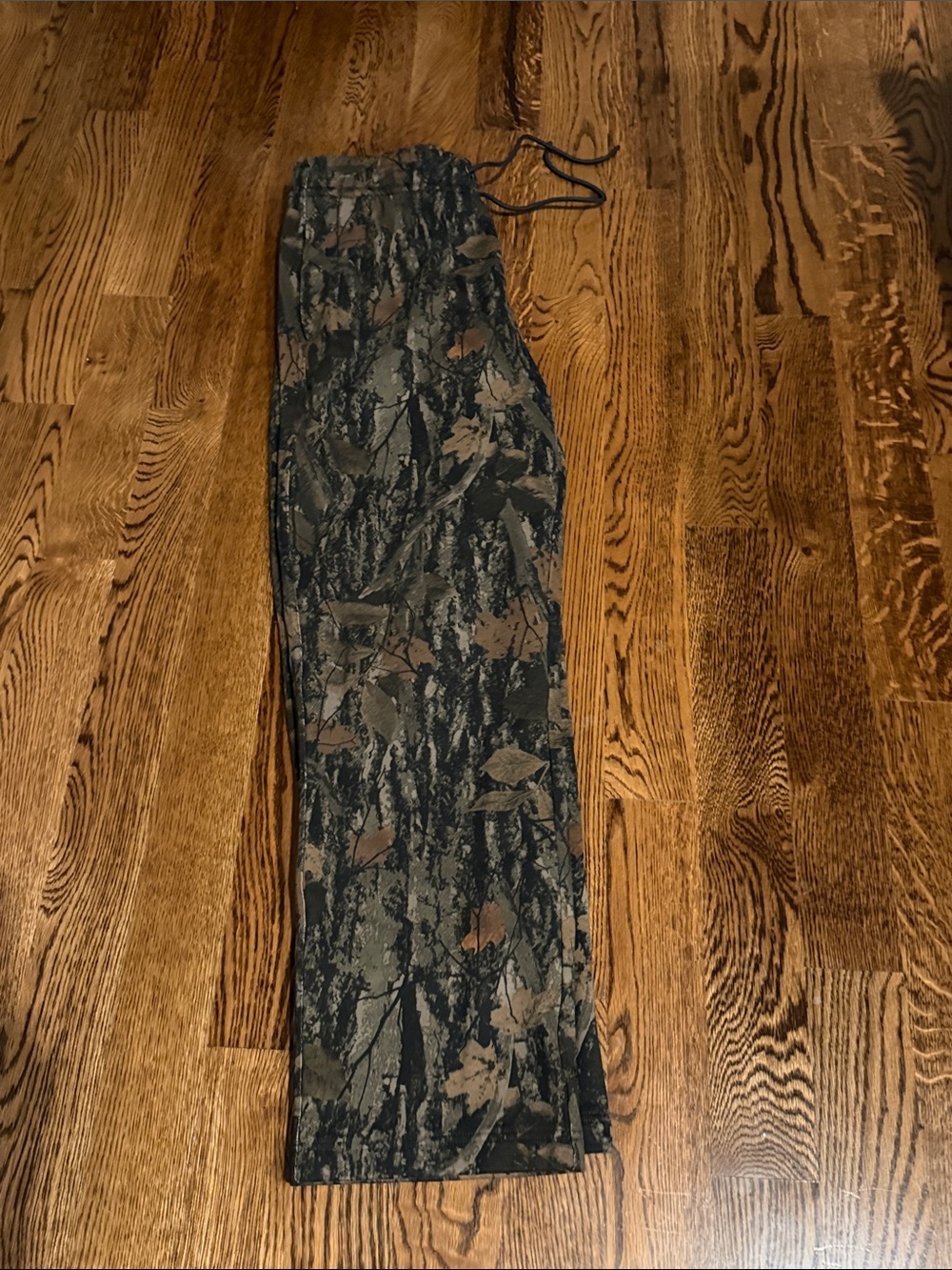 Abercrombie & Fitch tree camo wide leg sweatpants large - Picture 16 of 16
